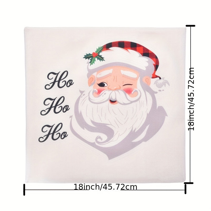 Christmas Elk Sofa Pillow Cover, Xmas Style Pillowcase
