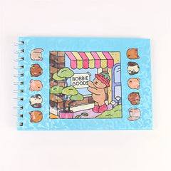 BOBBIE GOODS Cat & Dog Life Coloring Book - High Quality Paper for Adults Teens