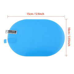 2pcs Car Mirror Film Rainproof Waterproof Anti Fog HD Protection Sticker