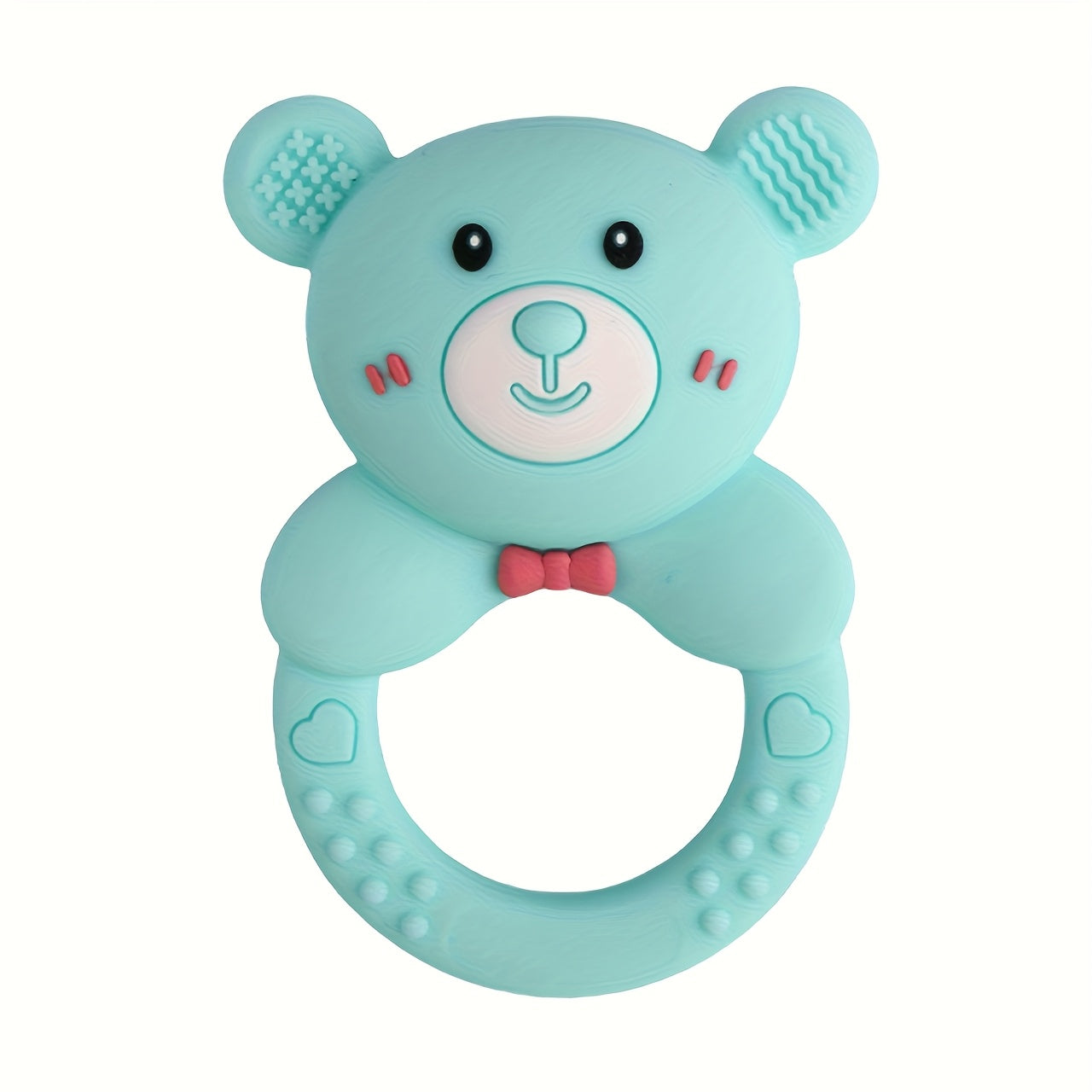 Cute Bear Silicone Teething Toy for Kids Safe Chew Gummies Dishwasher Safe