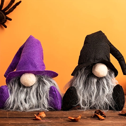 Mini Witch Dwarf Doll for Holiday Decoration Halloween Christmas