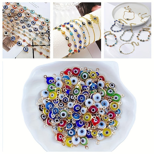 50pcs Eye Double Hanging Jewelry Connector