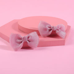 2pcs Mesh Collar Knot Hair Hairpins Geometric Flower Headwear
