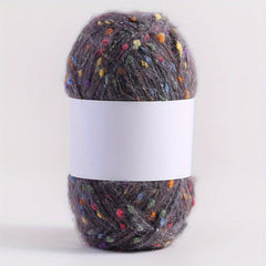 Colorful Dot Polar Fleece Hand-woven Yarn for DIY Knitting, Crocheting - 1pc