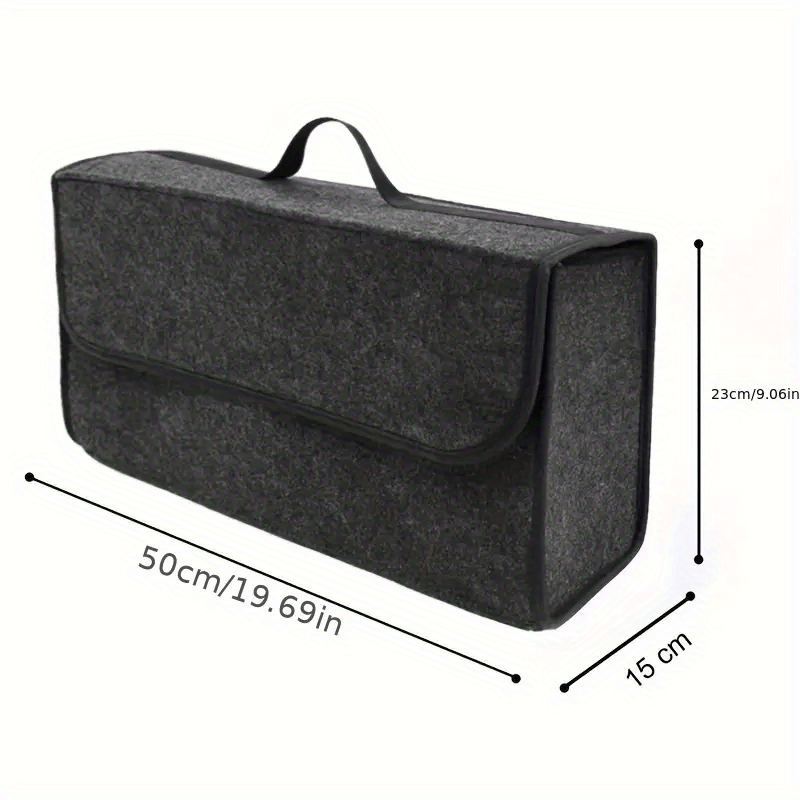 Woolen Felt Car Trunk Organizer Bag