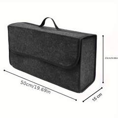 Woolen Felt Car Trunk Organizer Bag