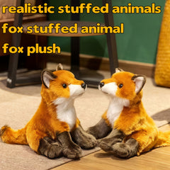Realistic Fox Plush Toy - Soft Stuffed Animal for Boys