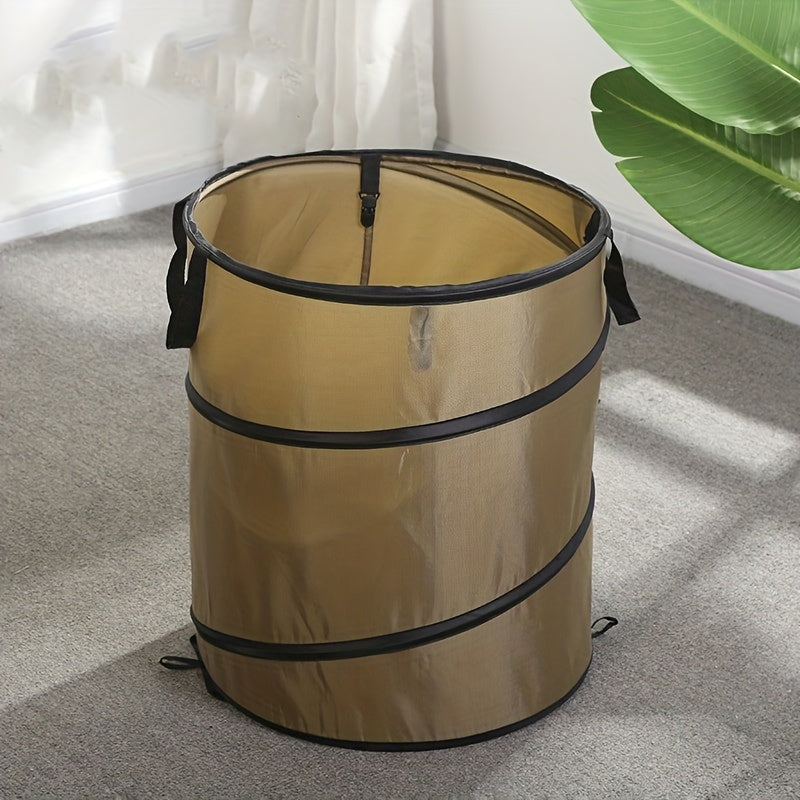 Portable Foldable Picnic Trash Can Storage Bin Lightweight Retractable Bucket