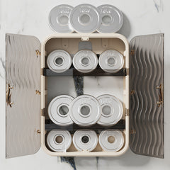 Wall Mount Storage Box & Shelf for Makeup and Condiments