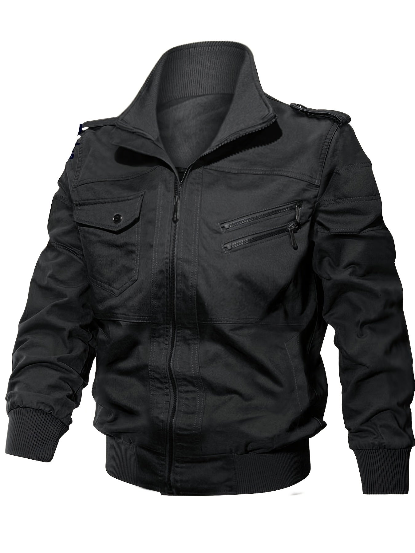 Men's Lightweight Cotton Jacket Military Windbreaker Coat