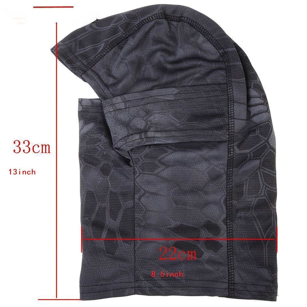 Camouflage Headgear Sunscreen Quick Drying Mask