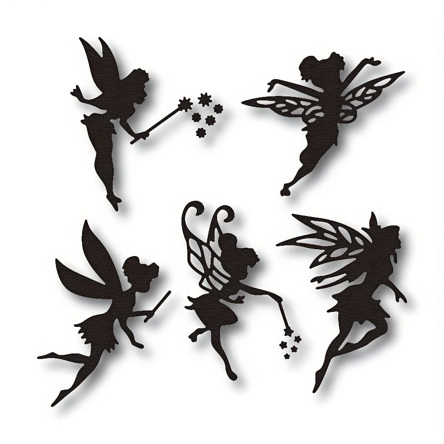 5pcs Magic Fairy Metal Cutting Dies Scrapbooking Template Greeting Card Handmad