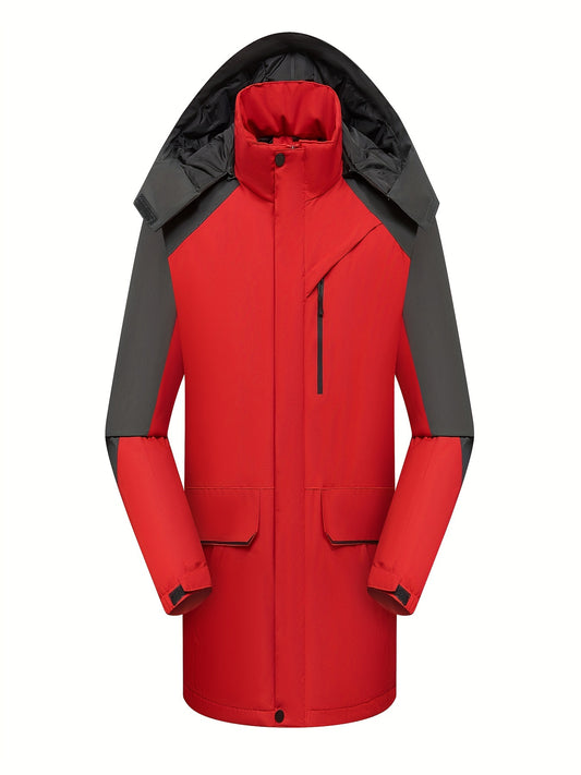 Block Hooded Ski Jacket Waterproof Women's Activewear