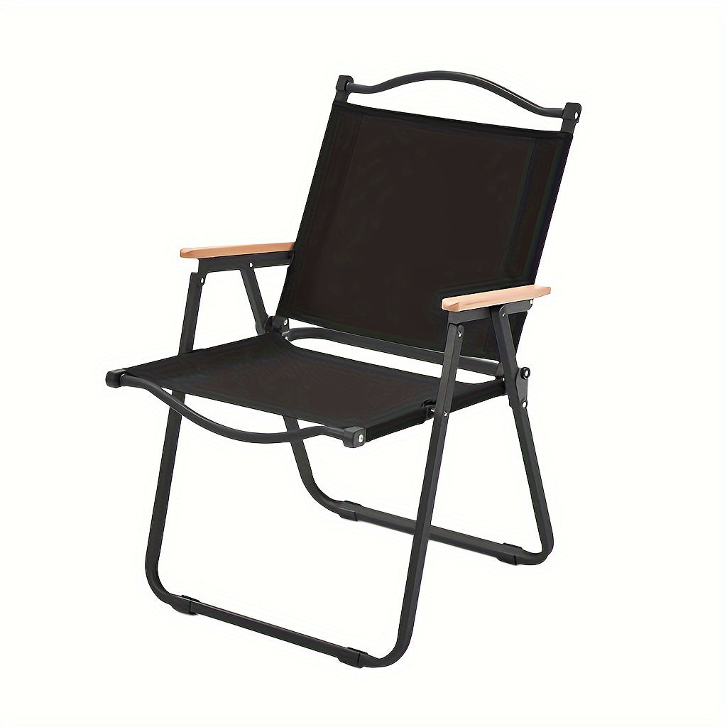 Portable Outdoor Folding Chair for Camping, Beach, Picnic - Blue