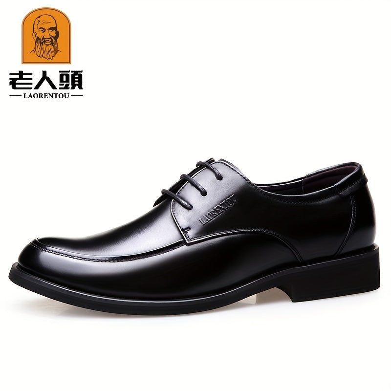 LAORENTOU Men's Leather Dress Shoes Lightweight Formal Business Party