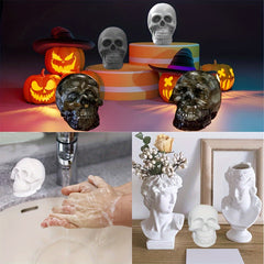3pcs Skull Resin Mold Set for Epoxy Resin & Wax Craft