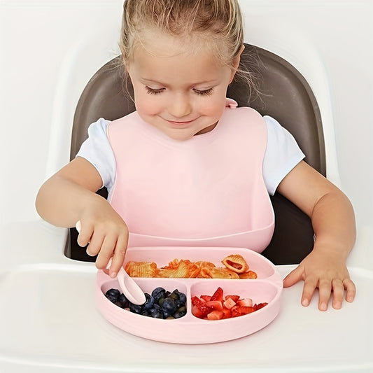 2 Piece Suction Plates for Babies & Toddlers - Stay Put with Suction
