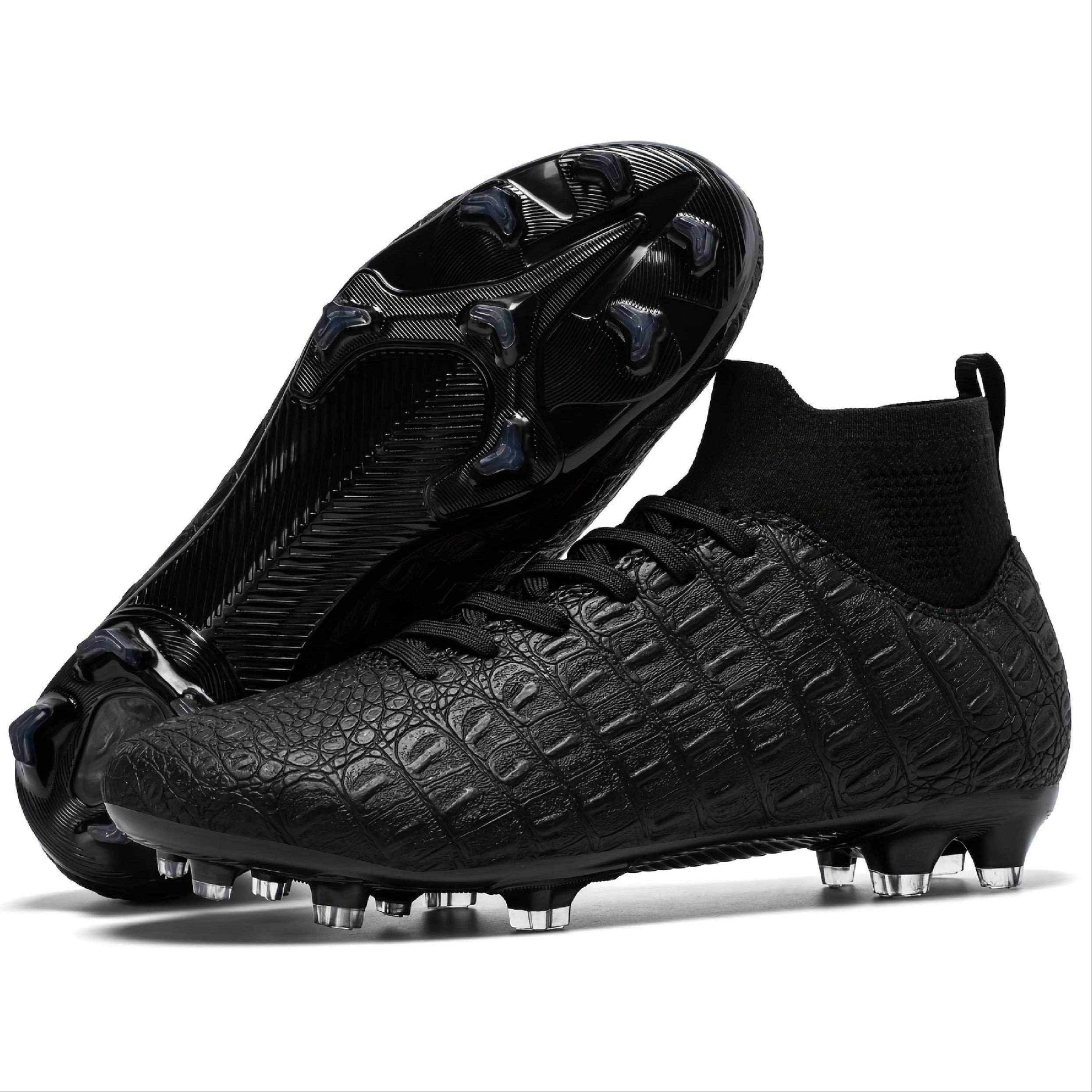 Men's High Top Soccer Boots Spike Shoes for Performance