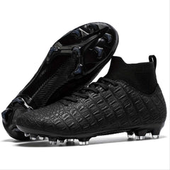 Men's High Top Soccer Boots Spike Shoes for Performance