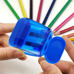 Dual Hole Manual Pencil Sharpener for Adults & Students