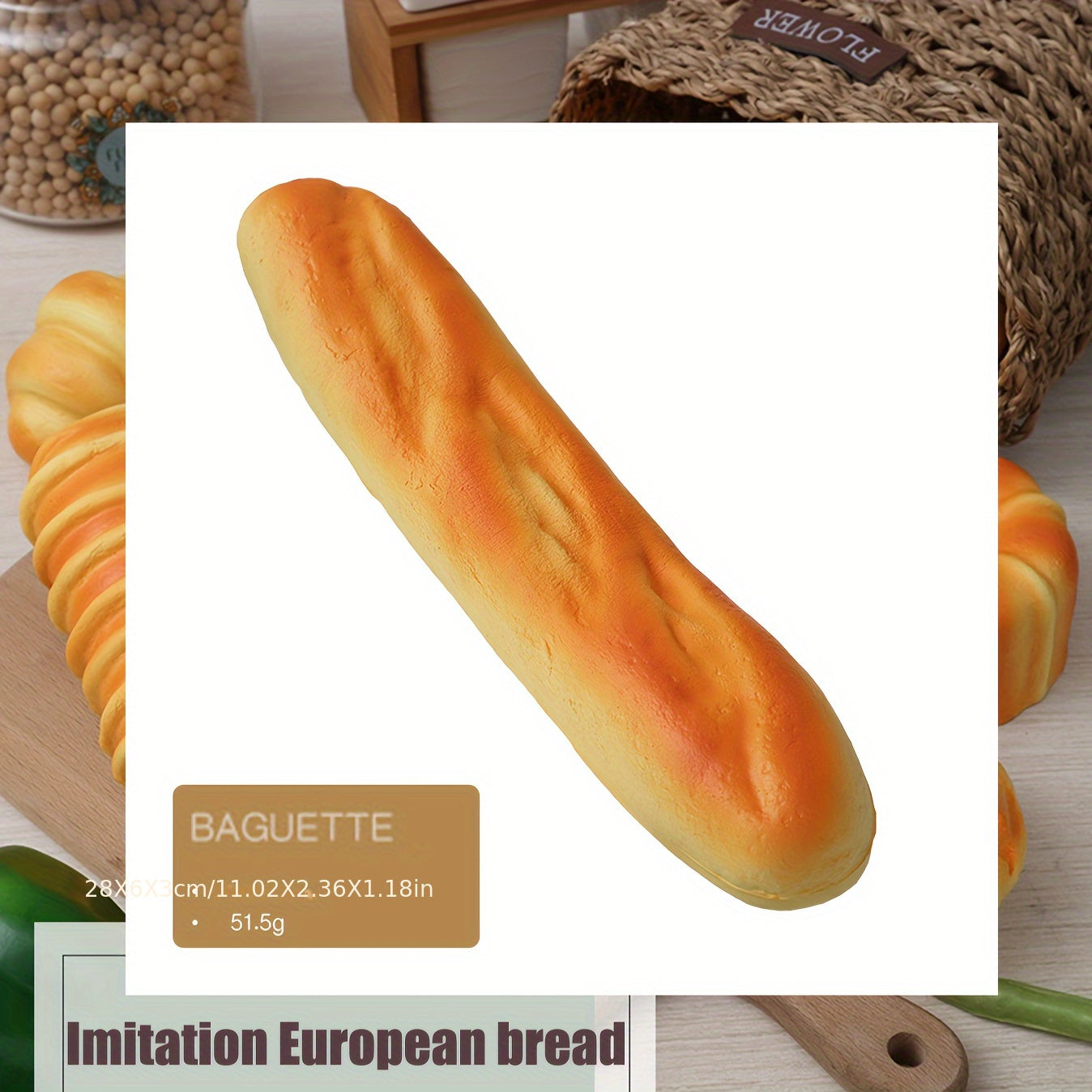 Bread Shaped Decorative Props for Photography and Display