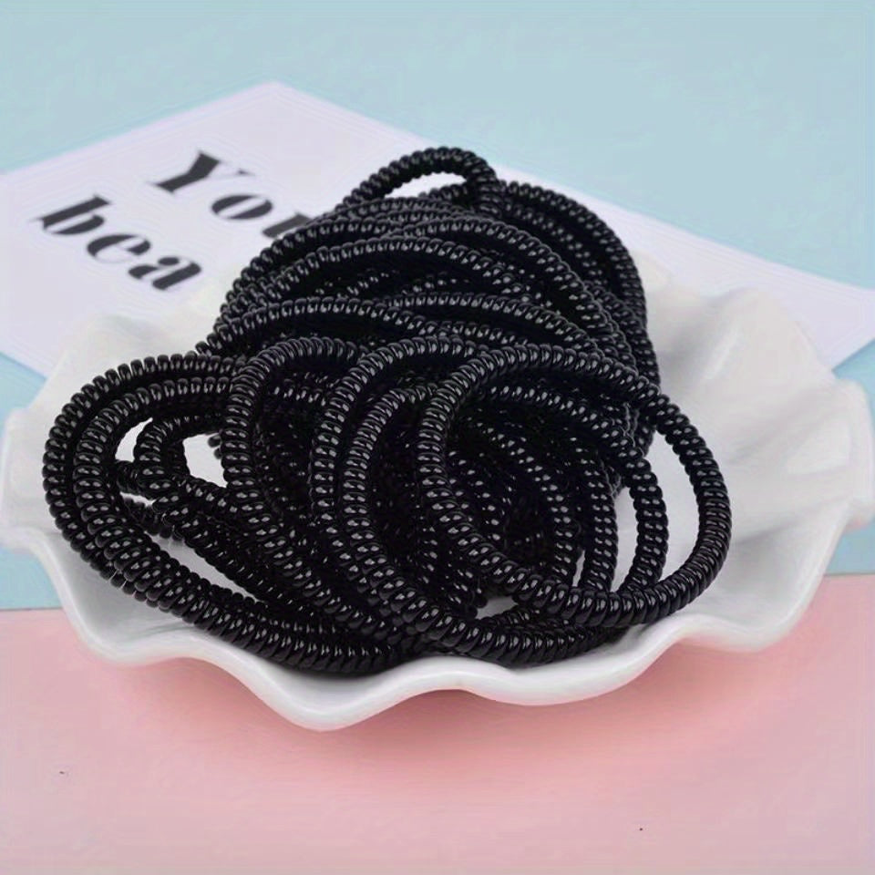 Spiral Hair Tie Elastic Ponytail Holder Hair Accessories