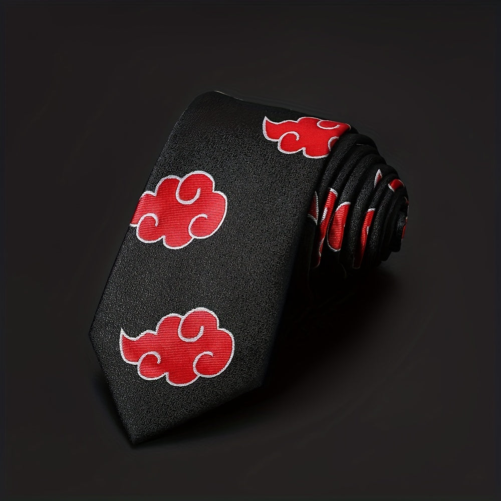 Anime Red Cloud Tie for Cosplay Parties