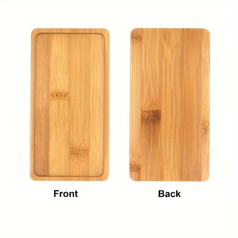 Bamboo Storage Tray for Snacks and Fruits Organizer