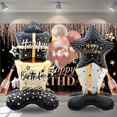 Standing Birthday Cake Balloon Decoration