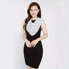 Polka Dot Silksquare Scarf Thin Breathable Shawl Soft Sunproof Scarf