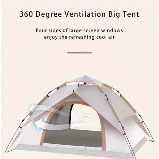 3 Second Quick Opening Family Camping Tent