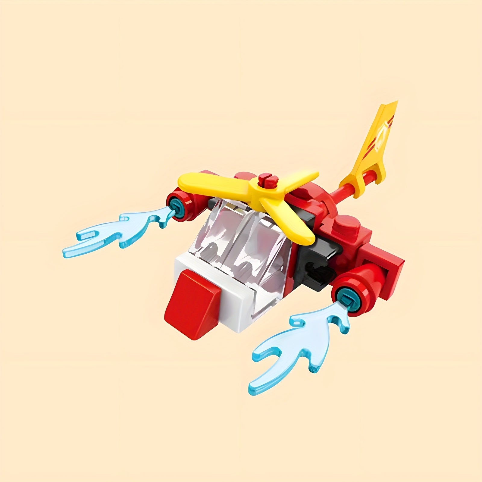 134pcs Fire Truck Stacking Blocks Toy Creative Play