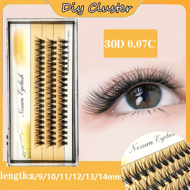 Mikiwilash 30D Cluster Eyelash Extensions for Natural Look