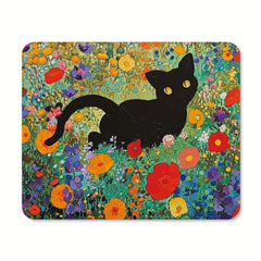 Tabby Cat Mouse Pad Square Mouse Pad Wireless Mouse Office Computer Mouse Pad