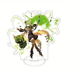 15 cm Anime Games Figure Stand Plated Toys