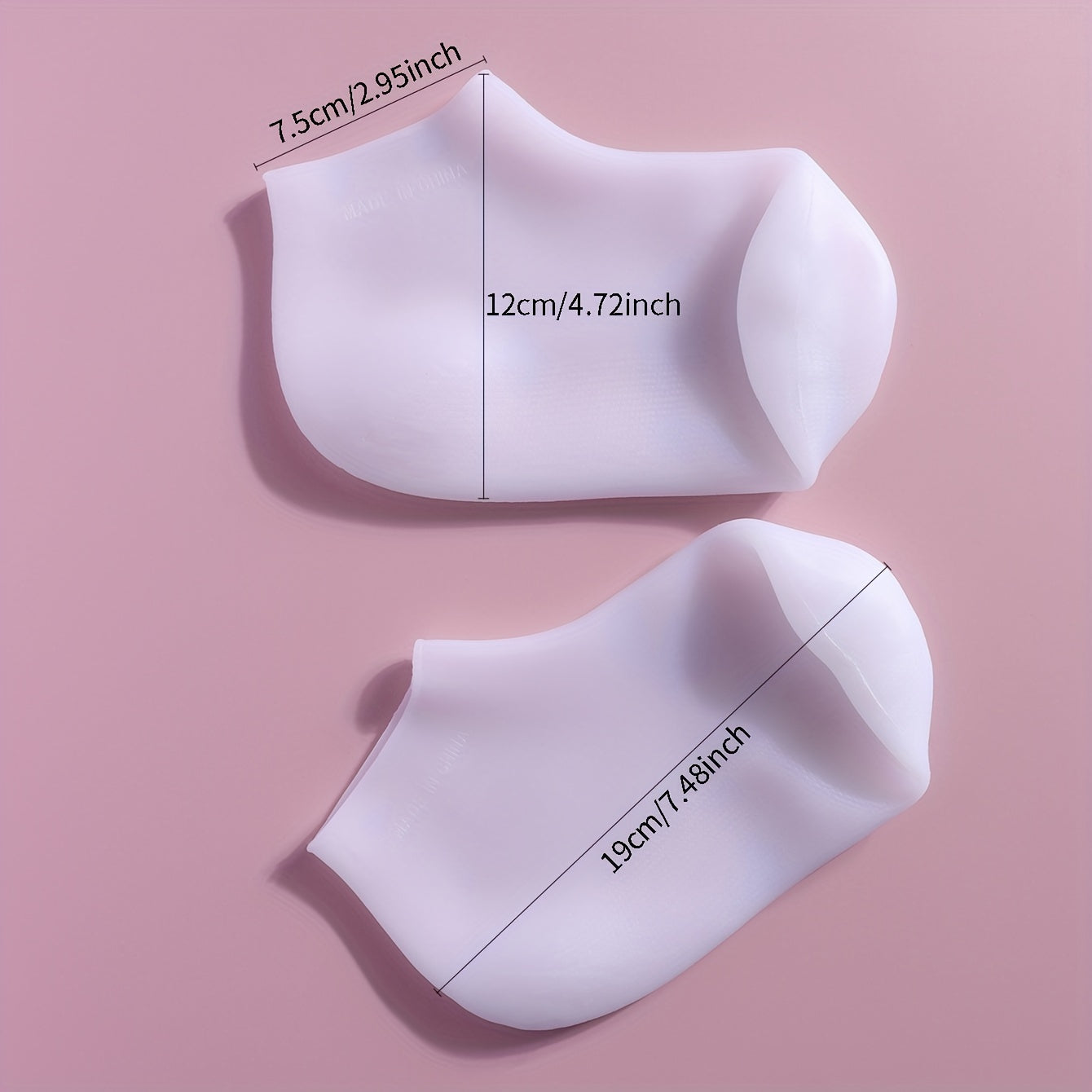 Moisturizing Silicone Gel Socks for Dry Cracked Heels Foot Care Tool