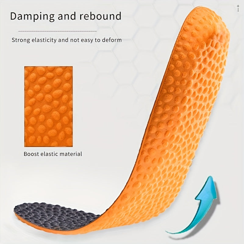 Memory Foam Sport Insoles Men Women Shoe Inserts Pad Soft Breathable Gel Cushion