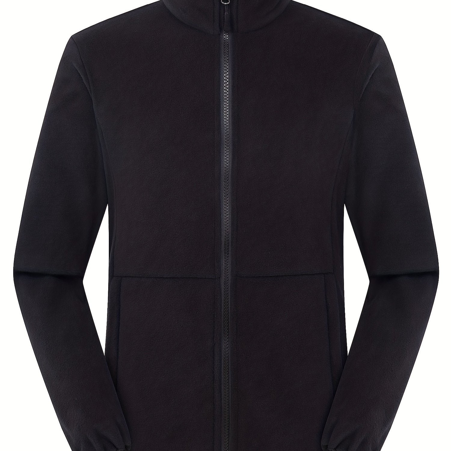 Men's Fleece Jacket Thermal Stretchable Zip Up Winter Coat