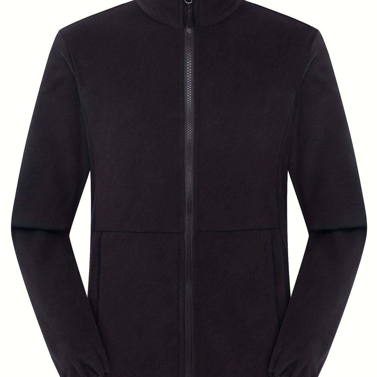 Men's Fleece Jacket Thermal Stretchable Zip Up Winter Coat