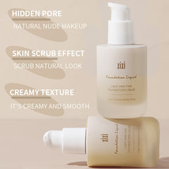 Matte Liquid Foundation Waterproof Long Lasting 1Oz