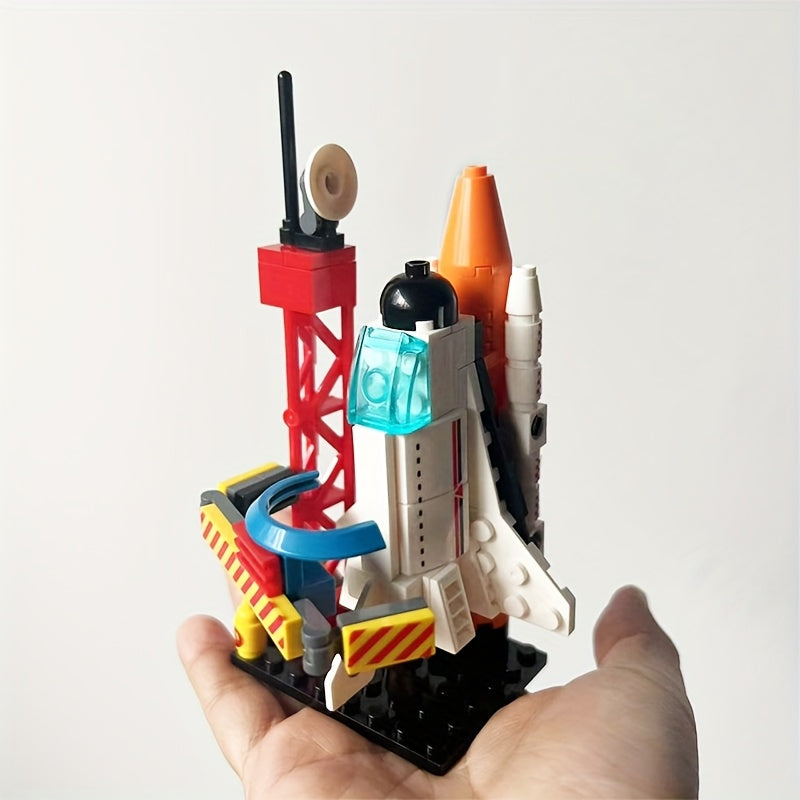 STEM Rocket & Shuttle Engineering Blocks Kit for Kids 6+