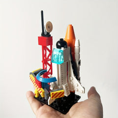 STEM Rocket & Shuttle Engineering Blocks Kit for Kids 6+