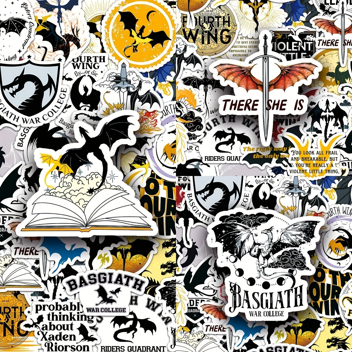 50pcs Dragon Series Graffiti Stickers Waterproof DIY Stickers