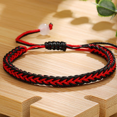 Red String Bracelet Braided Adjustable Women Girls Birthday Gift