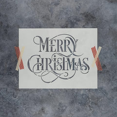 Large Christmas Stencil for Home Decor