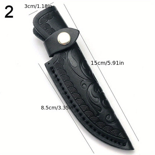 Leather Flashlight Belt Loop Scabbard Tool Holder