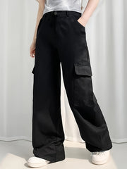  Wide Leg Cargo Pants With Pockets