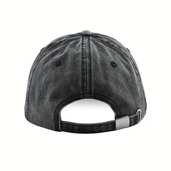 Men's Metal Snapback Trucker Cap Anchor Embroidery