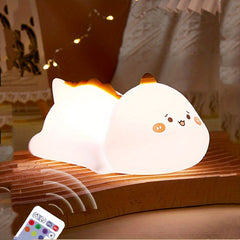 Cartoon Silicone Night Light Dinosaur Clapping Light