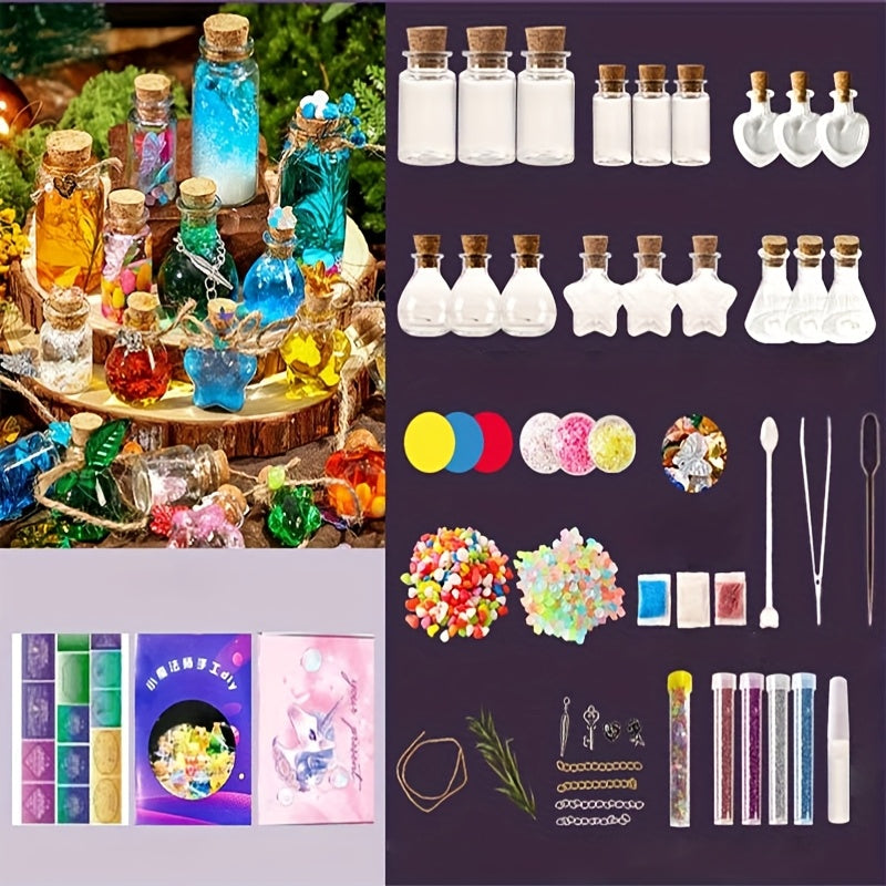 Mini Wizard Potion Bottle Kit Magic Drift DIY Halloween Christmas Birthdays